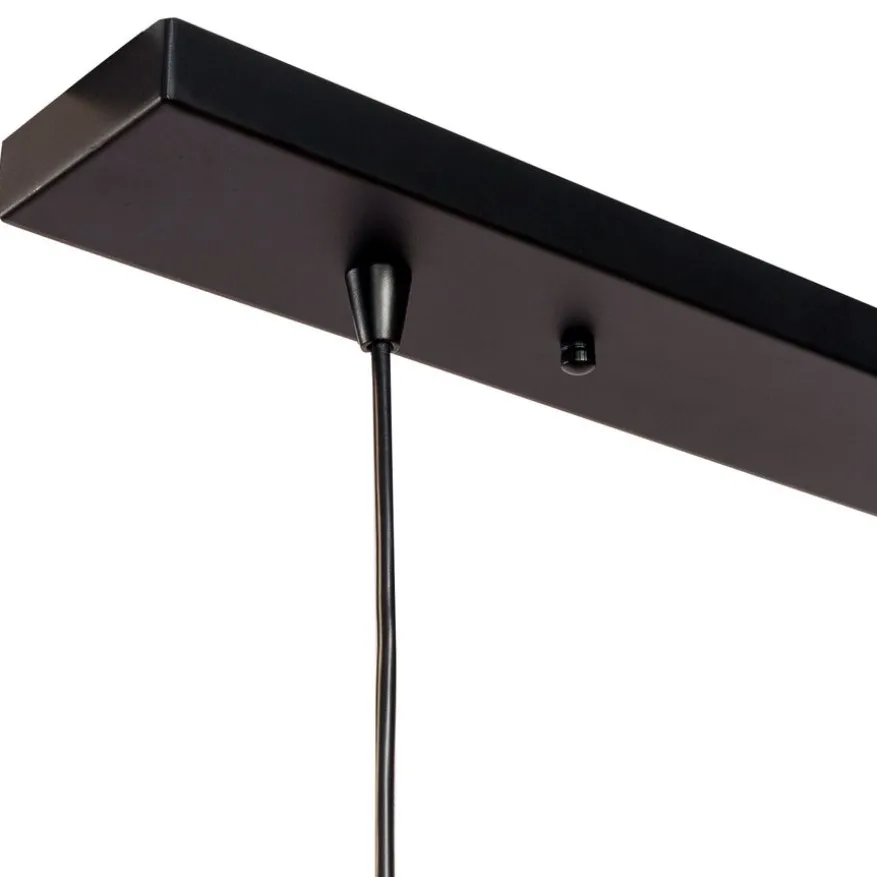 Hanglamp Eric Zwart - 5 x E27 - 120 cm breed
