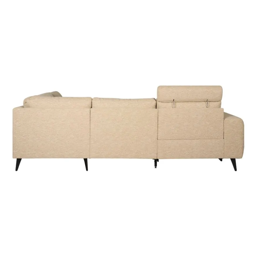 Hoekbank Axel Rechts Beige