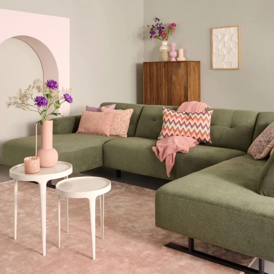 Hoekbank Chester Divan Rechts Groen