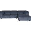 Hoekbank Dundee Rechts Blauw