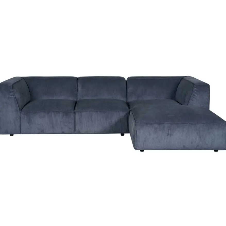 Hoekbank Dundee Rechts Blauw