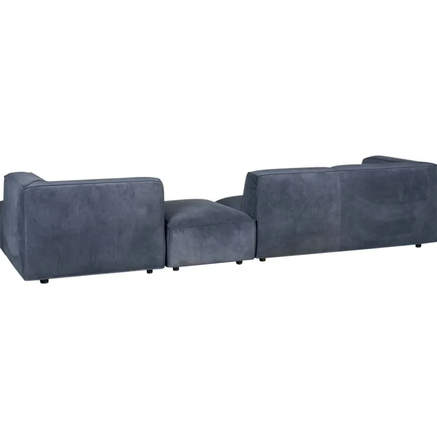 Hoekbank Dundee Rechts Blauw