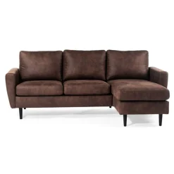 Hoekbank Kinslee Links & Rechts Bruin