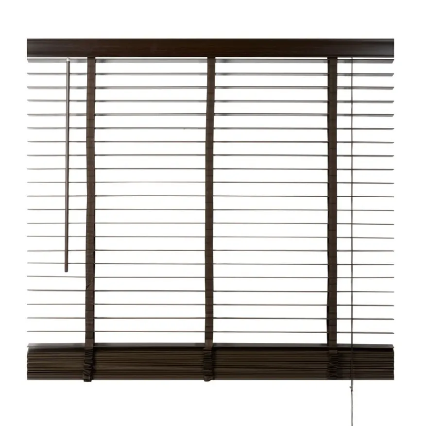Houten Jaloezie Bruin - 100x210 cm