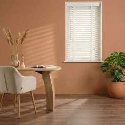 Houten Jaloezie Wit - 60x130 cm