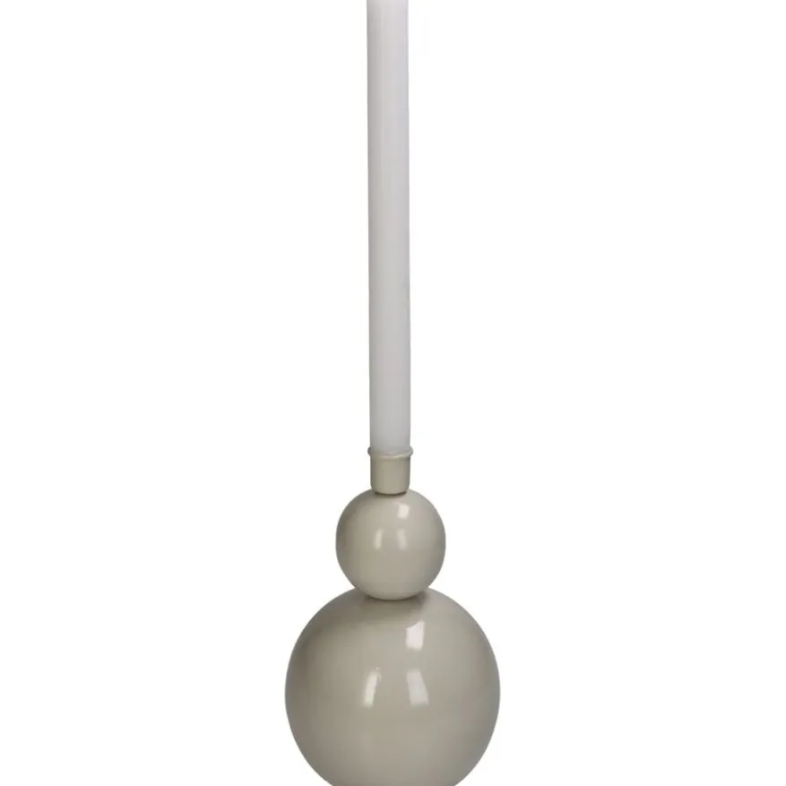 Kandelaar Diek Ivoor - 21 cm hoog