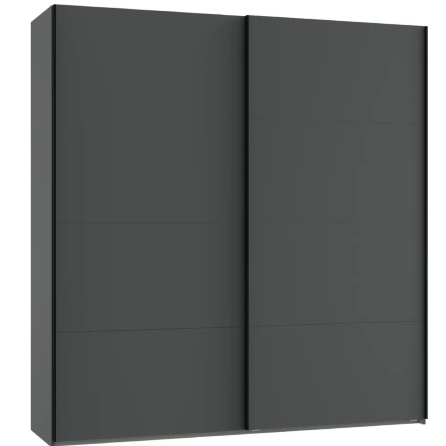 Kledingkast Aalst Donkergrijs - 180x210x65 cm