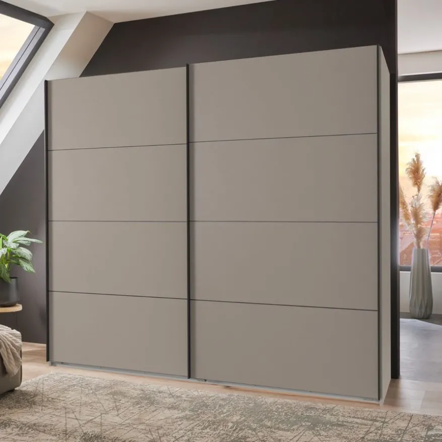 Kledingkast Aalst Taupe - 225x210x65 cm