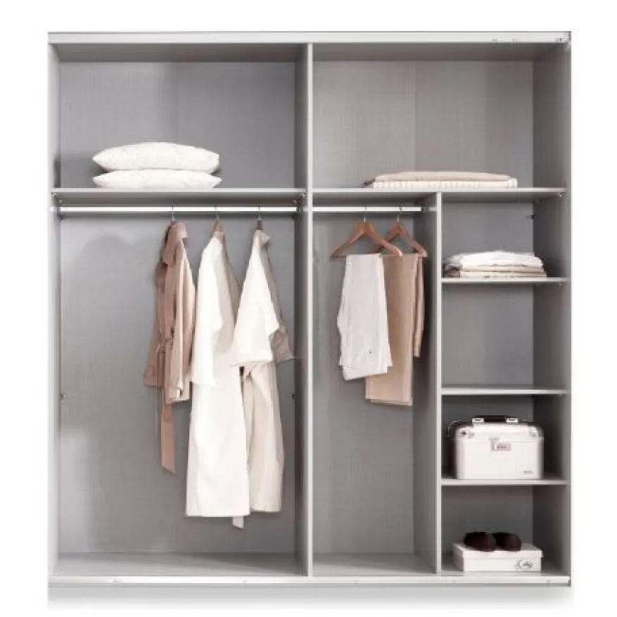 Kledingkast Aalst Taupe - 225x210x65 cm