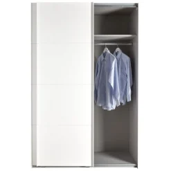 Kledingkast Aalst Wit - 135x210x65 cm