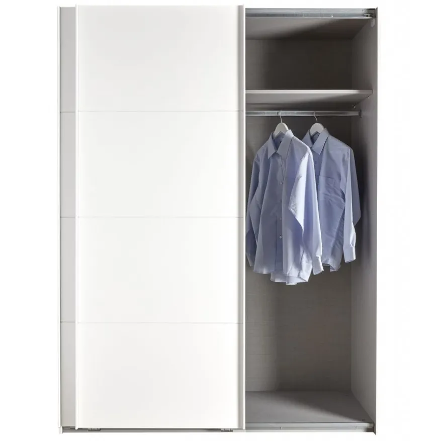 Kledingkast Aalst Wit - 180x210x65 cm