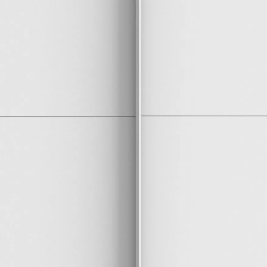 Kledingkast Aalst Wit - 180x210x65 cm