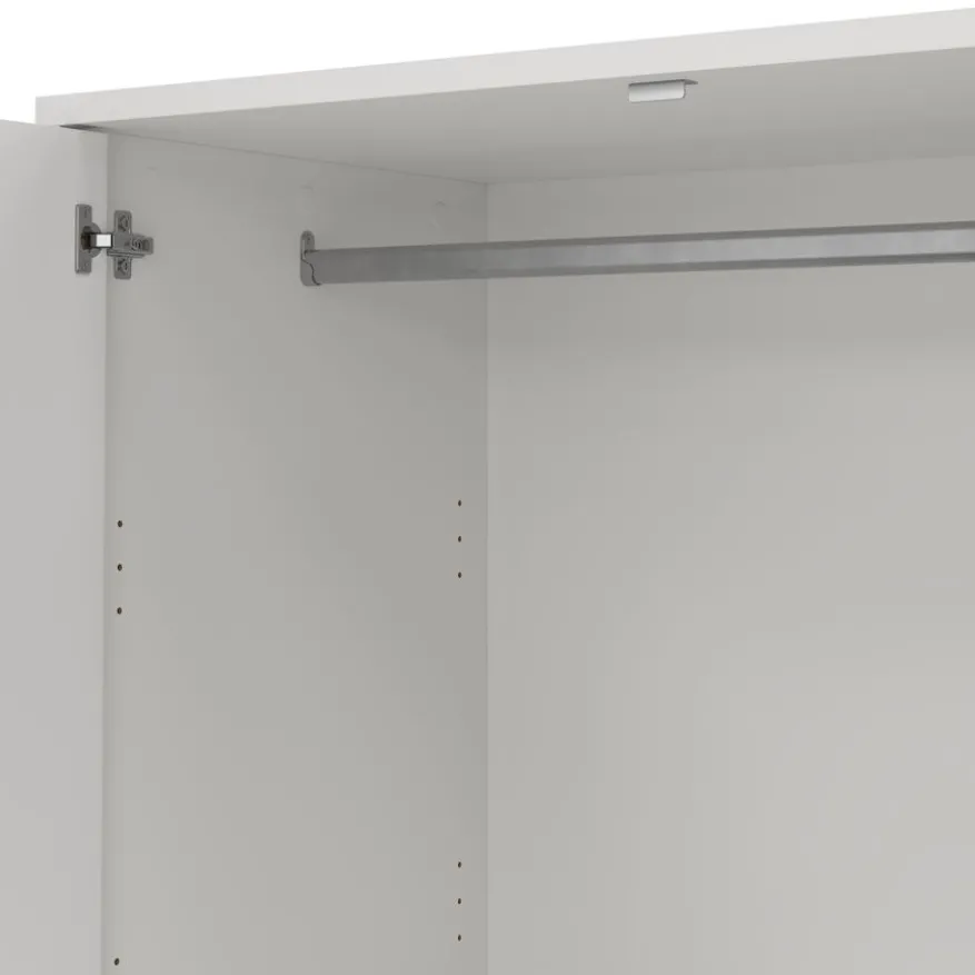 Kledingkast Atlanta Wit - 149x202x58 cm