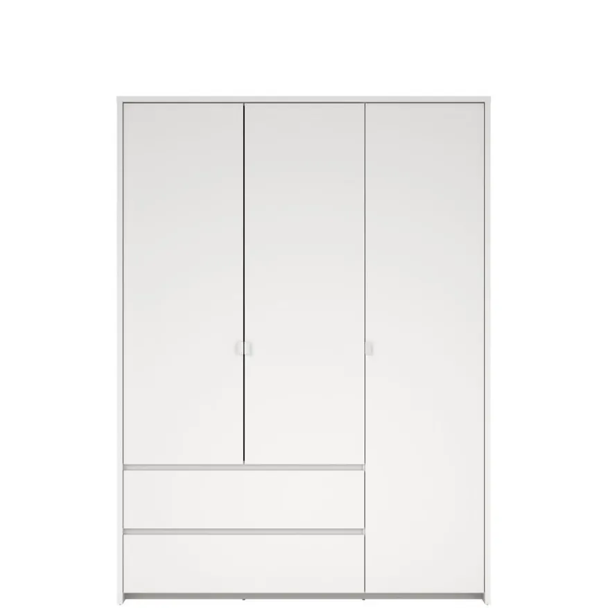 Kledingkast Atlanta Wit - 149x202x58 cm