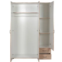 Kledingkast Baarlo Naturel - 120x176x52 cm