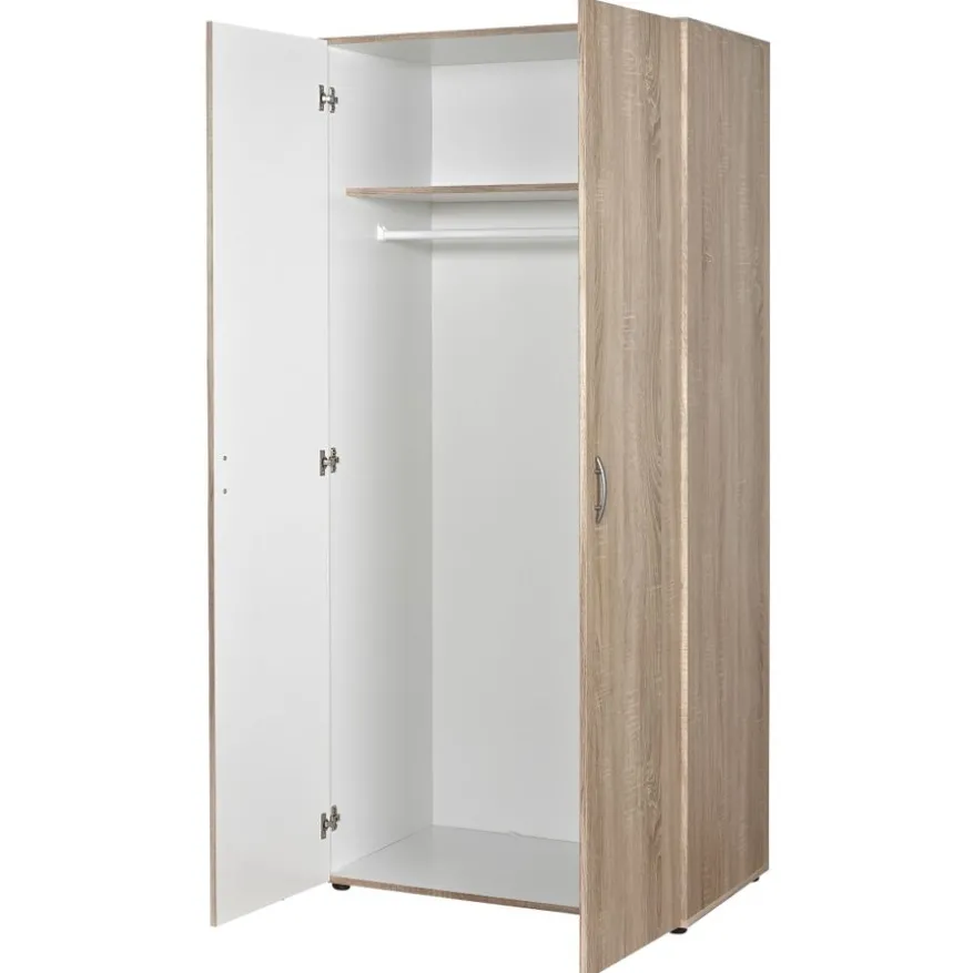 Kledingkast Baarlo Naturel - 80x176x52 cm