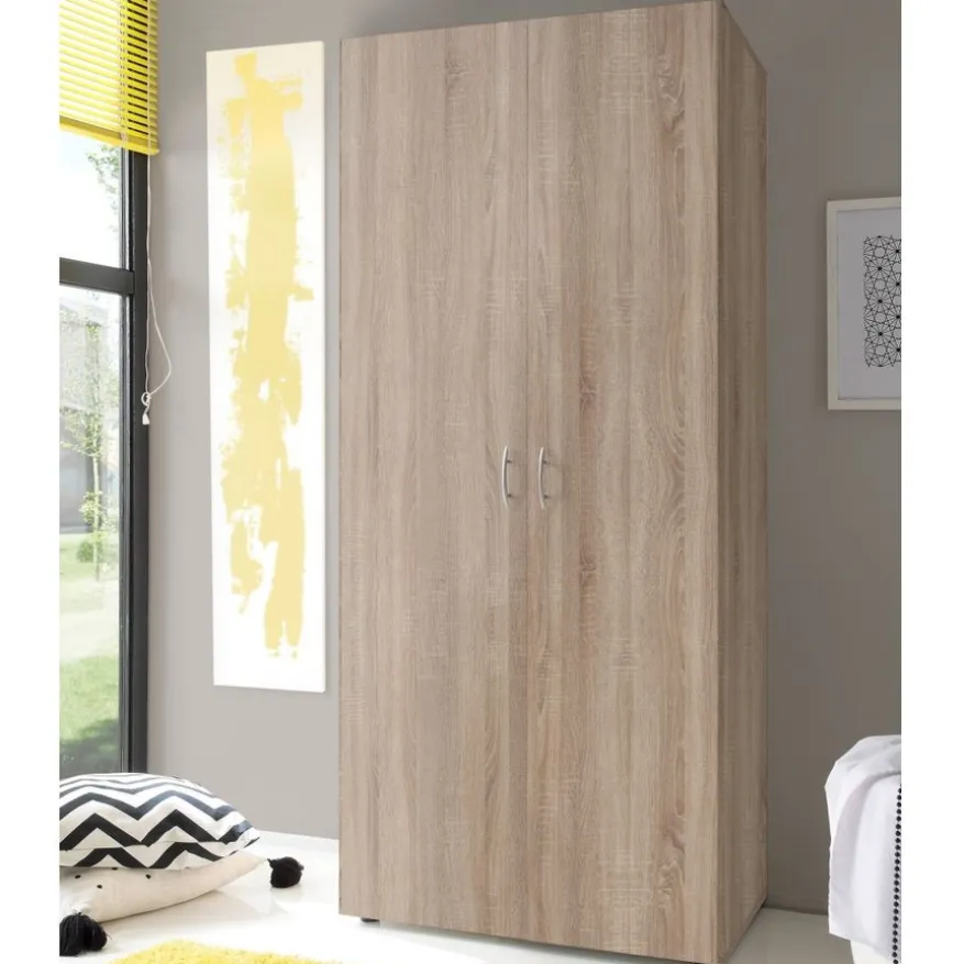 Kledingkast Baarlo Naturel - 80x176x52 cm