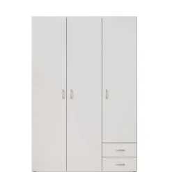 Kledingkast Baarlo Wit - 120x176x52 cm