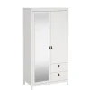 Kledingkast Dallas Wit - 103x199x59
