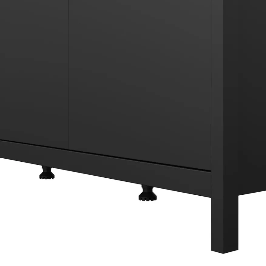 Kledingkast Dallas Zwart - 150x199x59