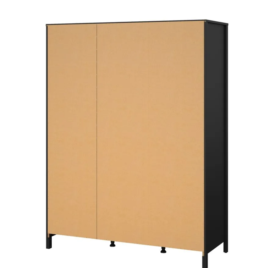 Kledingkast Dallas Zwart - 150x199x59