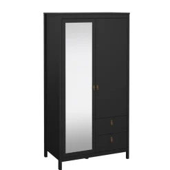 Kledingkast Dallas Zwart - 103x199x59
