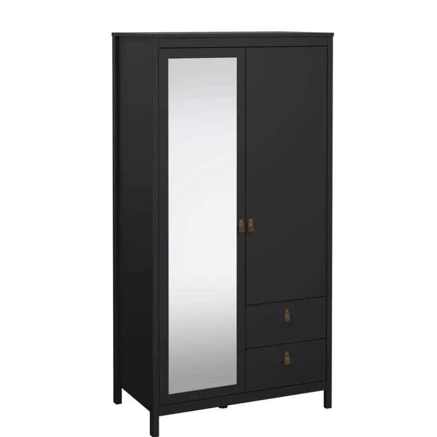 Kledingkast Dallas Zwart - 103x199x59