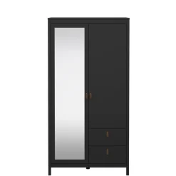 Kledingkast Dallas Zwart - 103x199x59