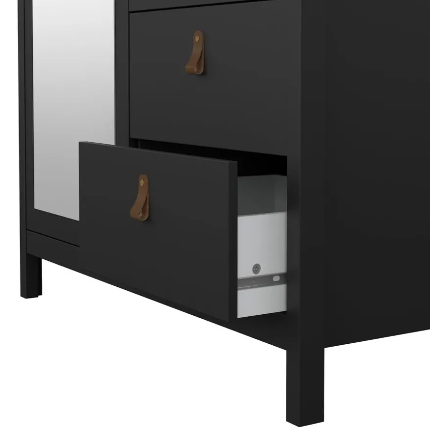 Kledingkast Dallas Zwart - 103x199x59