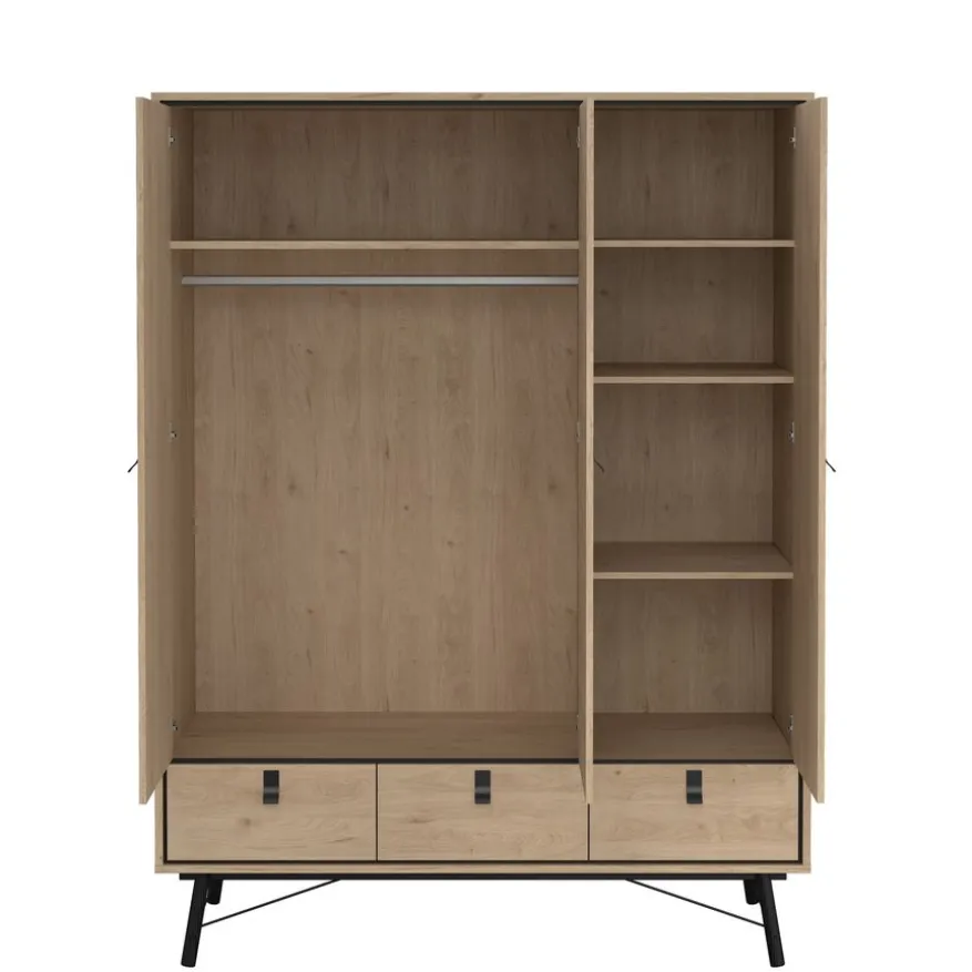 Kledingkast Denver Eiken - 150x200x60 cm