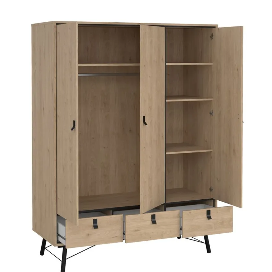 Kledingkast Denver Eiken - 150x200x60 cm