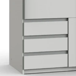 Kledingkast Elsen Wit - 135x198x64 cm