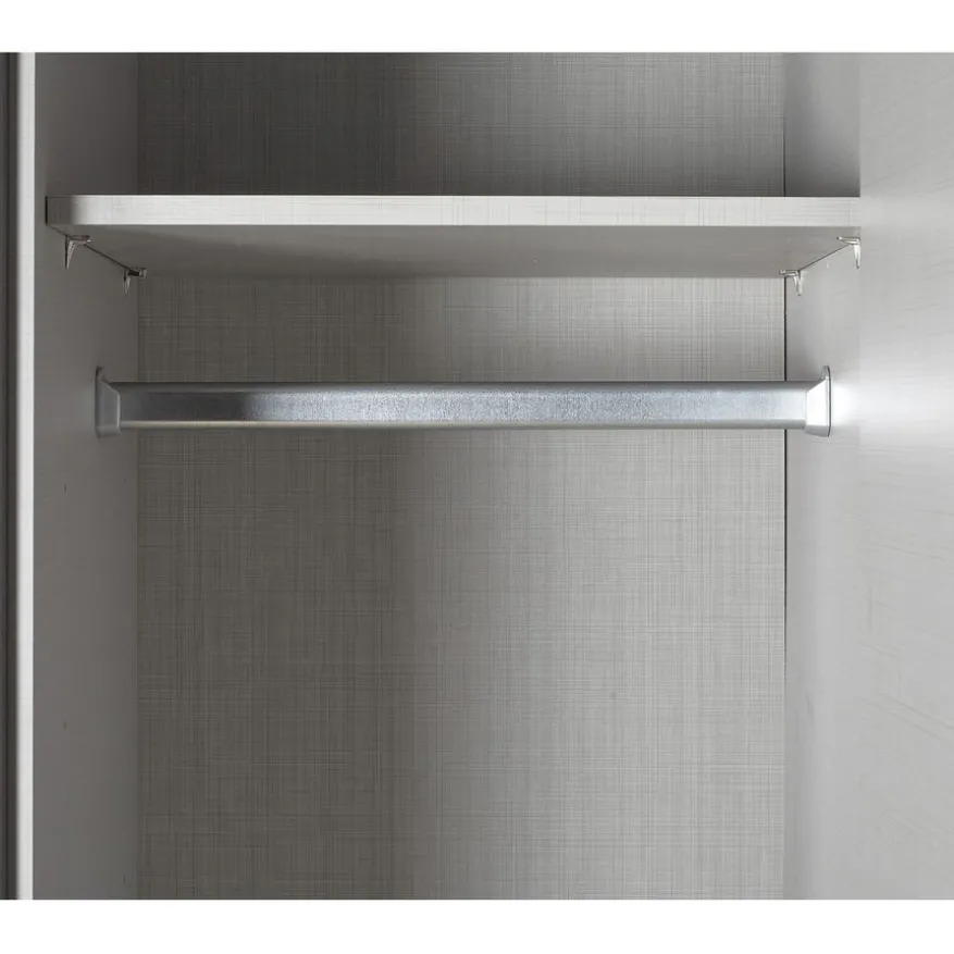 Kledingkast Elsen Wit - 135x198x64 cm