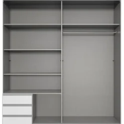 Kledingkast Elsen Wit - 179x198x64 cm