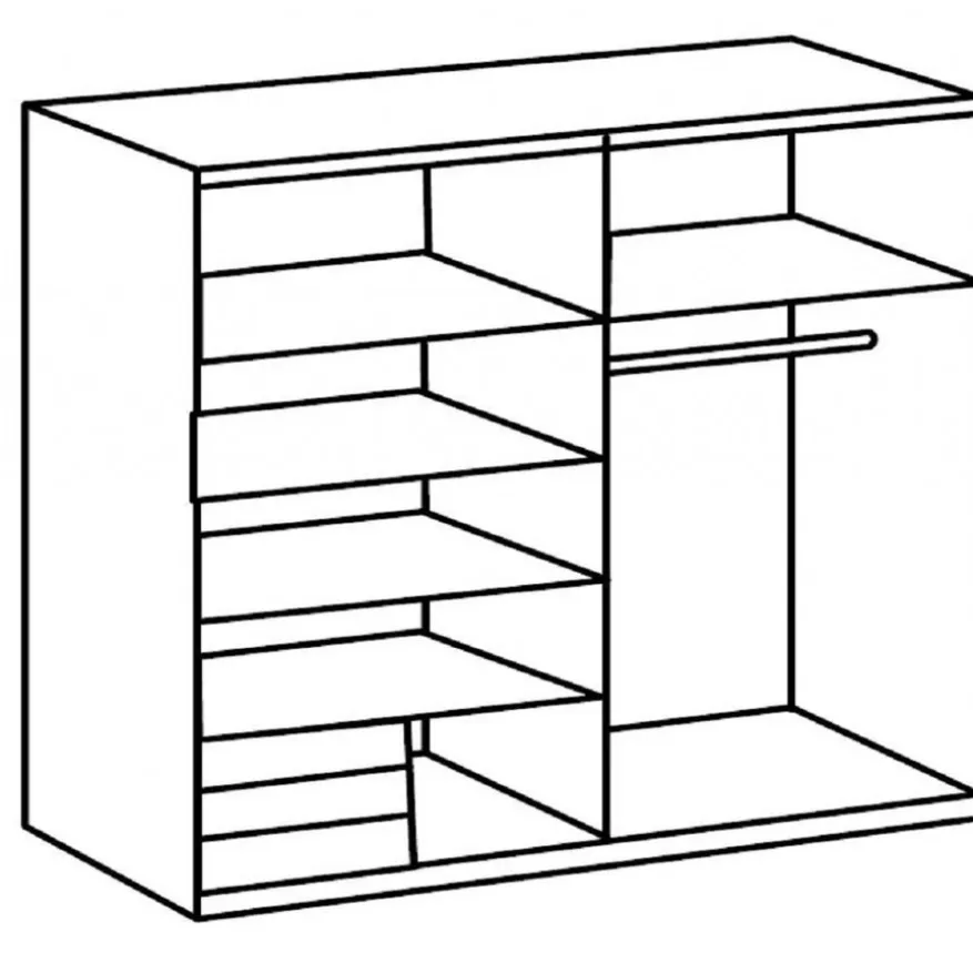 Kledingkast Elsen Wit - 179x198x64 cm