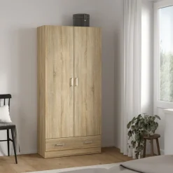 Kledingkast Harper Naturel - 80x171x36 cm