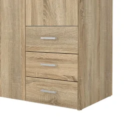 Kledingkast Harper Naturel - 116x201x50 cm