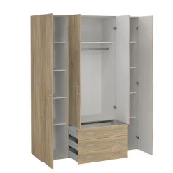 Kledingkast Harper Naturel - 154x201x50 cm