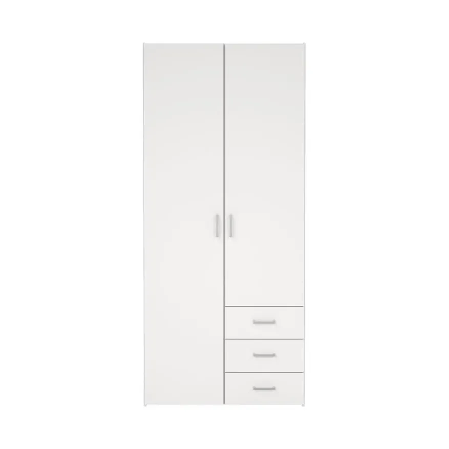 Kledingkast Harper Wit - 78x176x36 cm