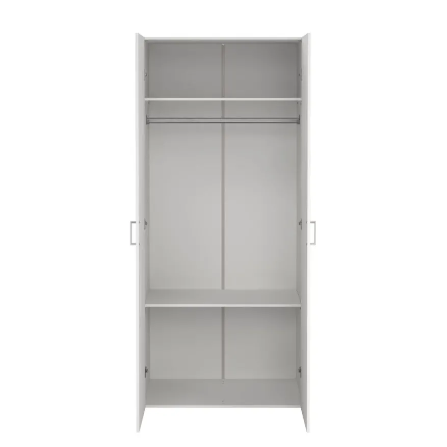 Kledingkast Harper Wit - 78x176x50 cm
