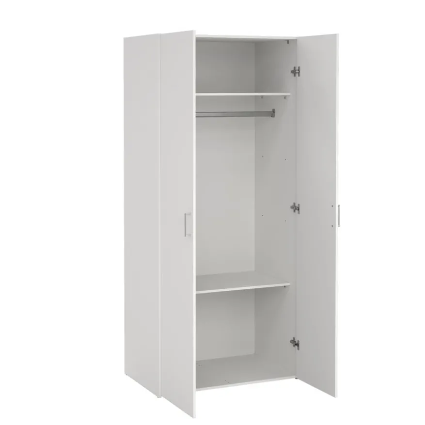 Kledingkast Harper Wit - 78x176x50 cm