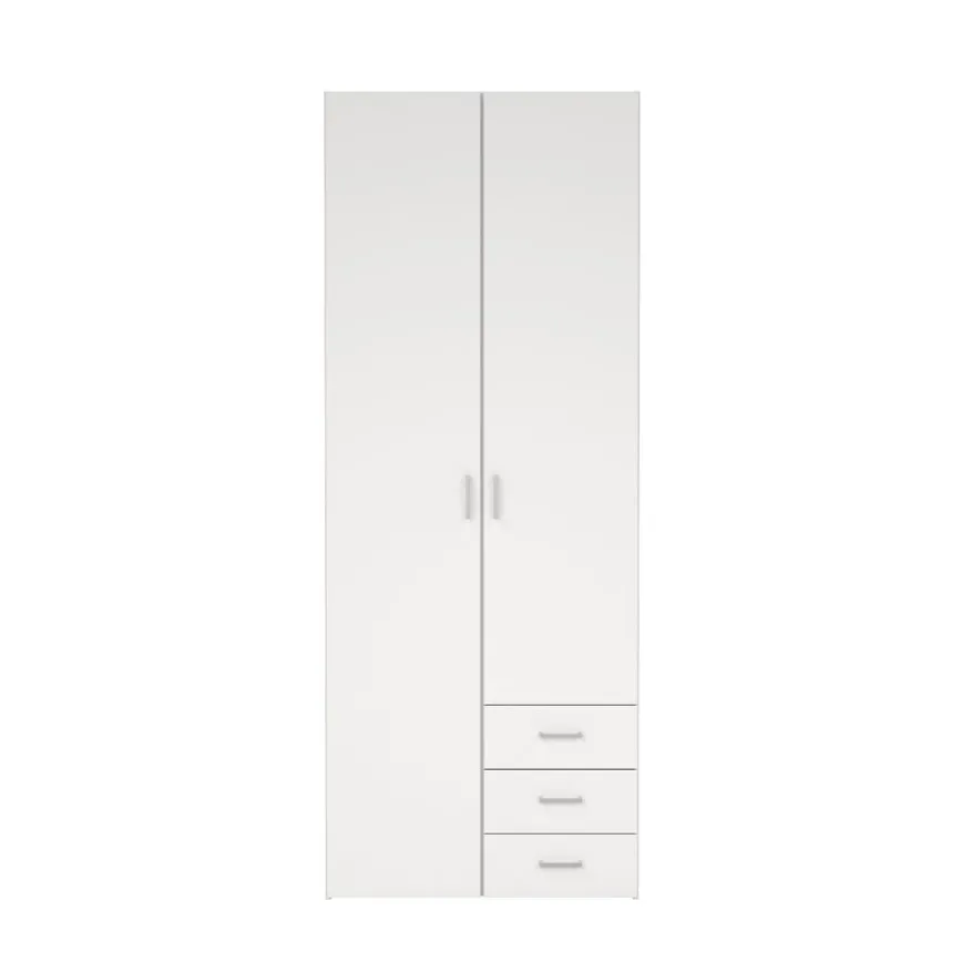 Kledingkast Harper Wit - 78x201x50 cm