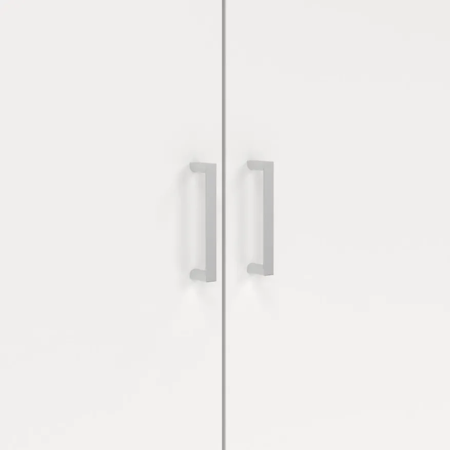 Kledingkast Harper Wit - 116x201x50 cm