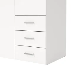 Kledingkast Harper Wit - 116x201x50 cm