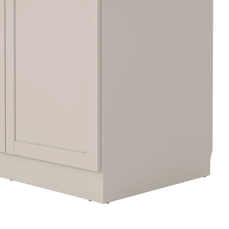 Kledingkast Indy Taupe - 99x200x62 cm