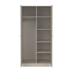 Kledingkast Indy Taupe - 99x200x62 cm