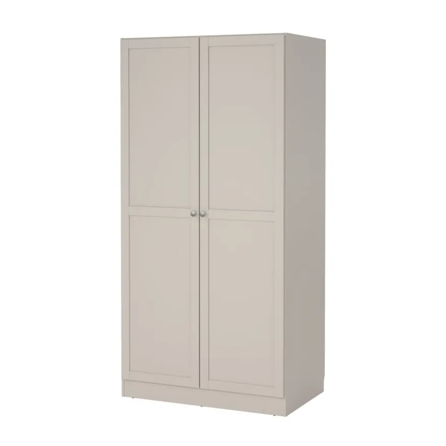 Kledingkast Indy Taupe - 99x200x62 cm