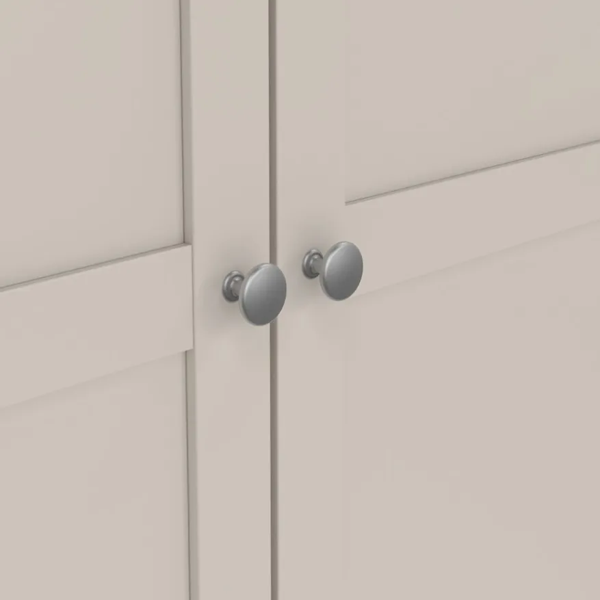 Kledingkast Indy Taupe - 99x200x62 cm