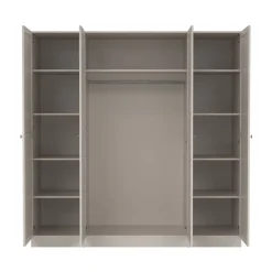Kledingkast Indy Taupe - 196x200x62 cm