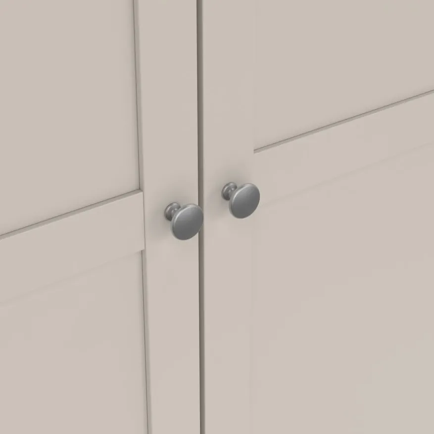 Kledingkast Indy Taupe - 147x200x62 cm